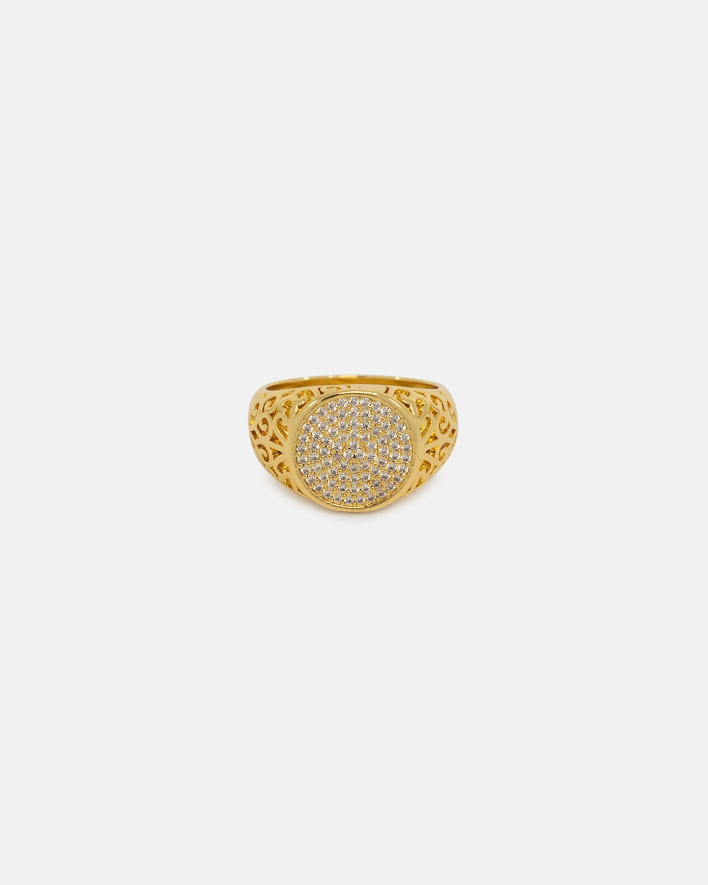 Saint Morta Iced Championship Ring Iced Gold