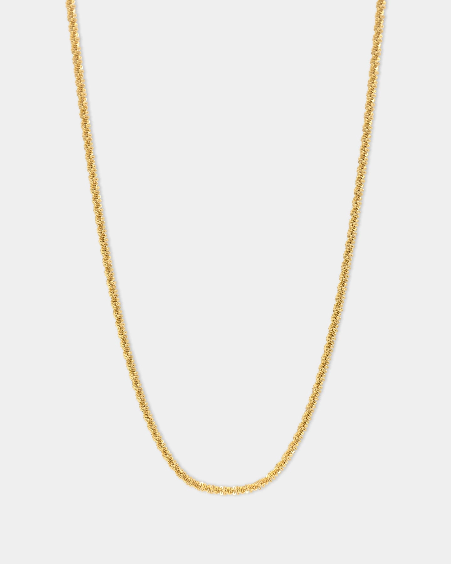 Saint Morta Popcorn Chain Gold