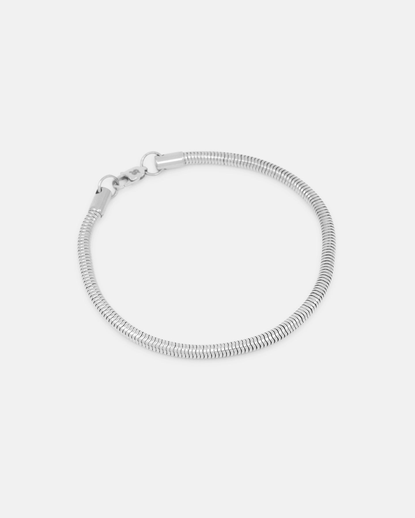 Saint Morta Snake Chain Bracelet White Gold