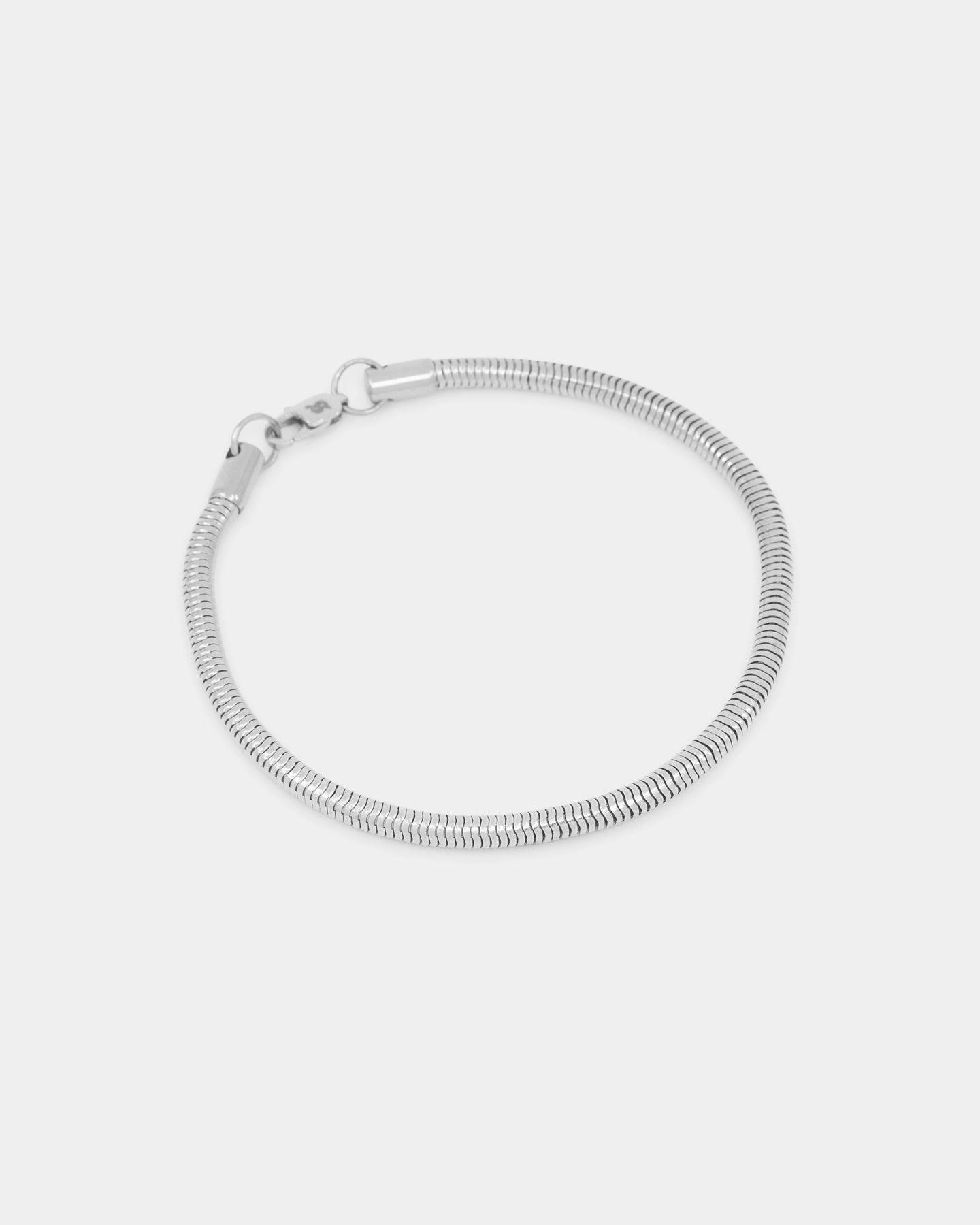 Saint Morta Snake Chain Bracelet White Gold