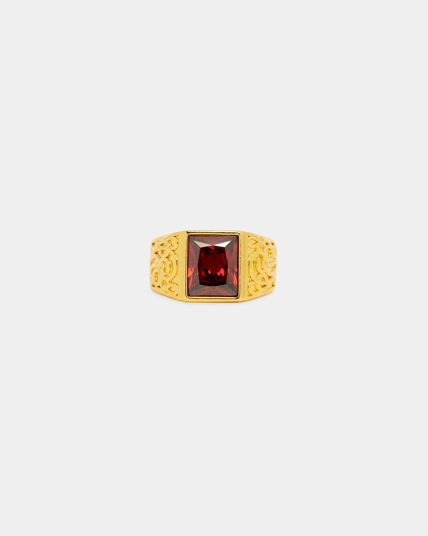 Saint Morta Stone Champioinship Ring Gold/Garnet