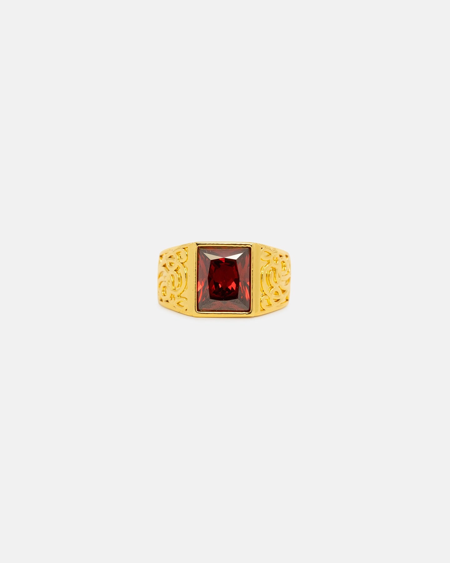 Saint Morta Stone Champioinship Ring Gold/Garnet