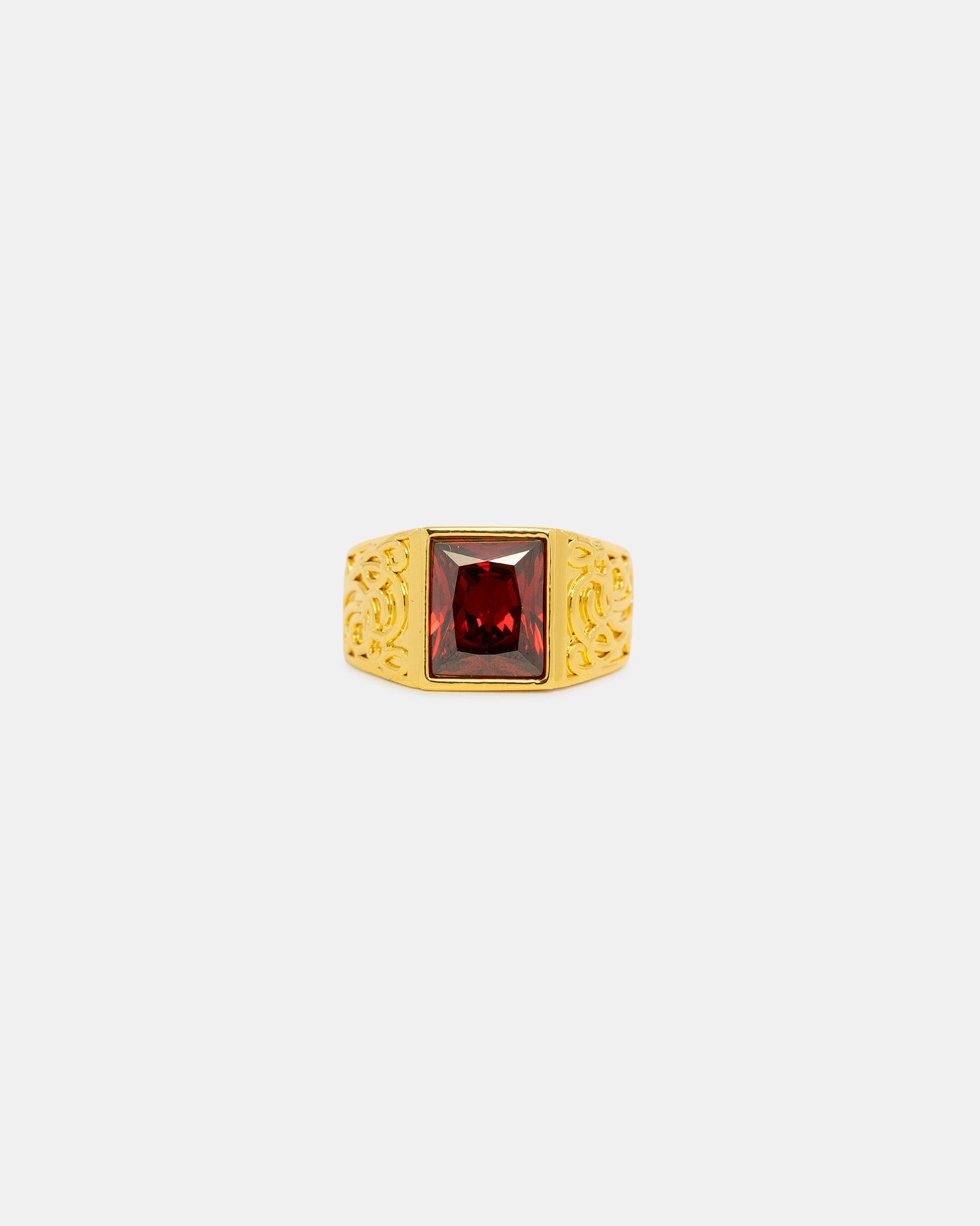 Saint Morta Stone Champioinship Ring Gold/Garnet