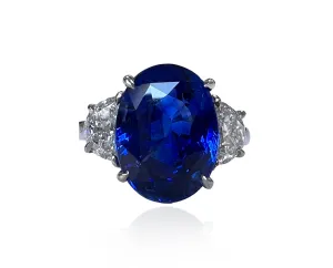 Sapphire Three Stone Ring