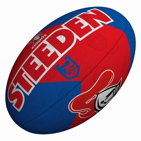 Seasonal NRL Newcastle Knights Supporter Rugby Ball (11 Inch) Modern looks