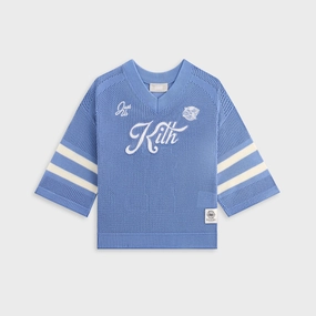 Secure Kith Kids Sweater Knit Leon Jersey - Ashore Vibrant