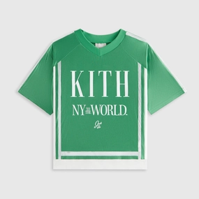 Sincere Kith Kids NY to the World Faille Leon Jersey - Parrot Rich