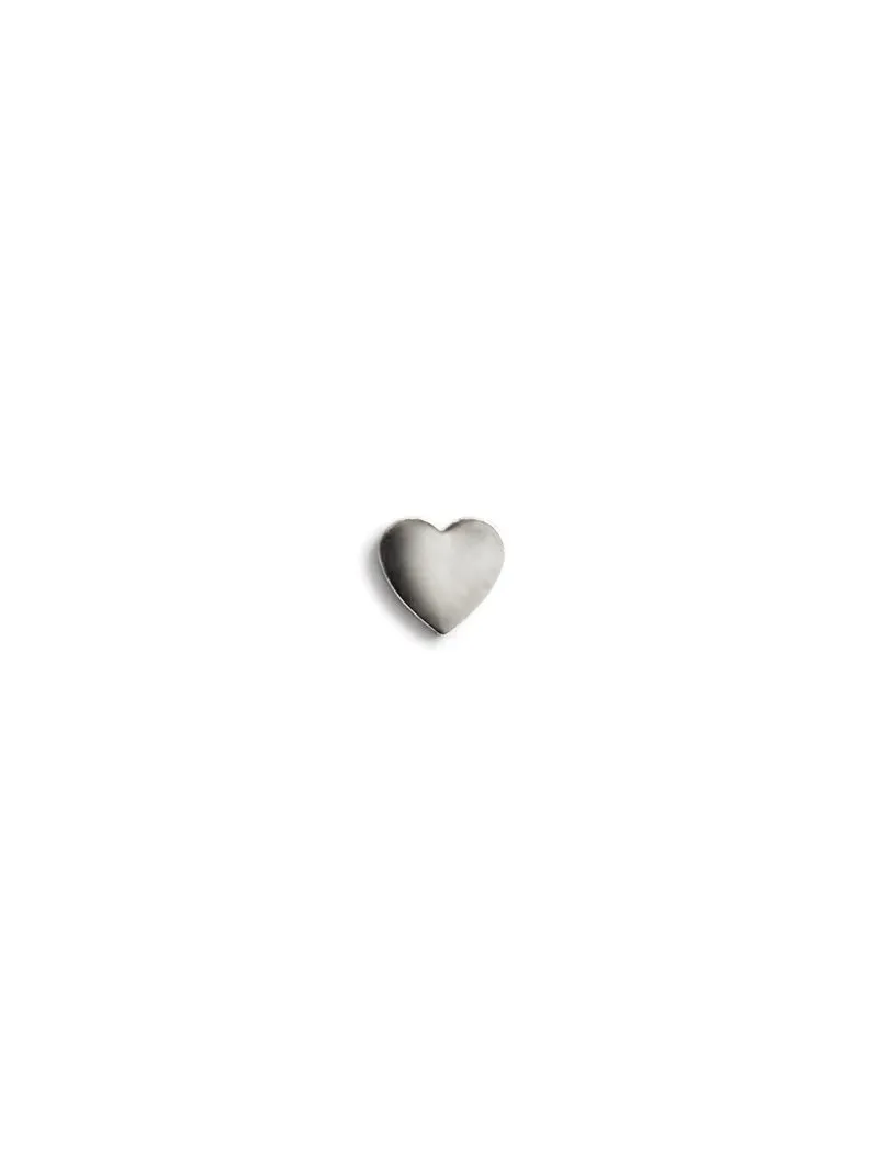 Single Love Letter Heart Stud - Gold
