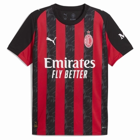 Sleek Men's AC Milan 2025/26 Home Replica Soccer Jersey Classic fashion