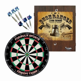 Smart casual Bushranger Cabinet Set Dartboard Affordable