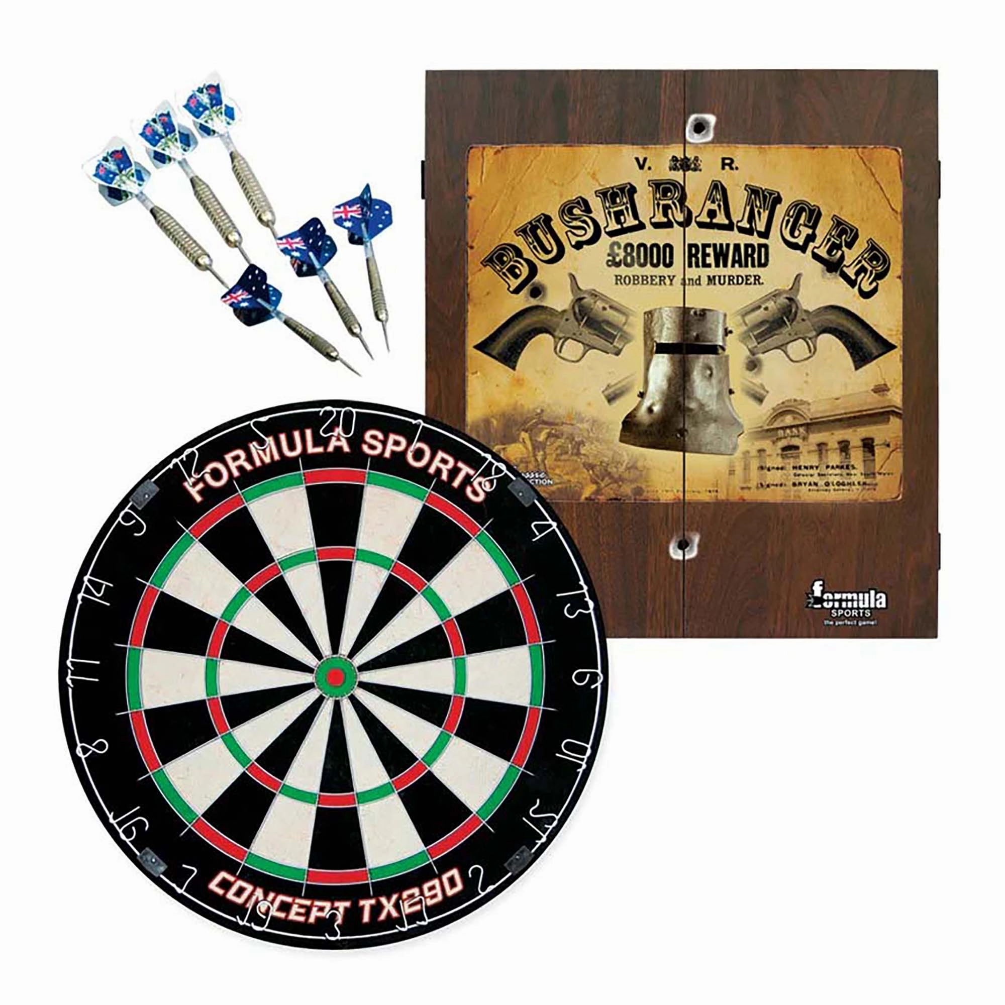 Stylish essentials Bushranger Cabinet Set Dartboard Versatile looks