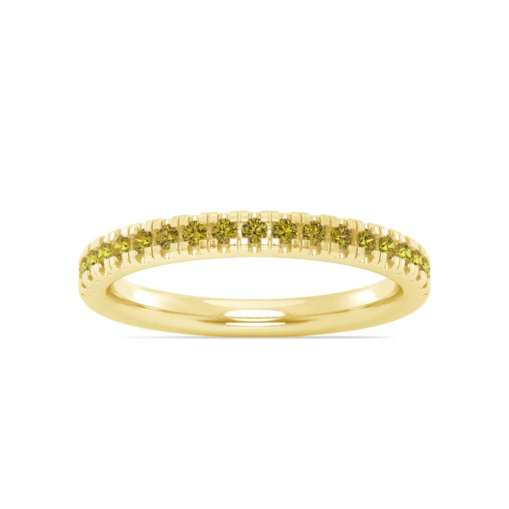 Smyth Jewelers Stackable Pav Citrine Ring