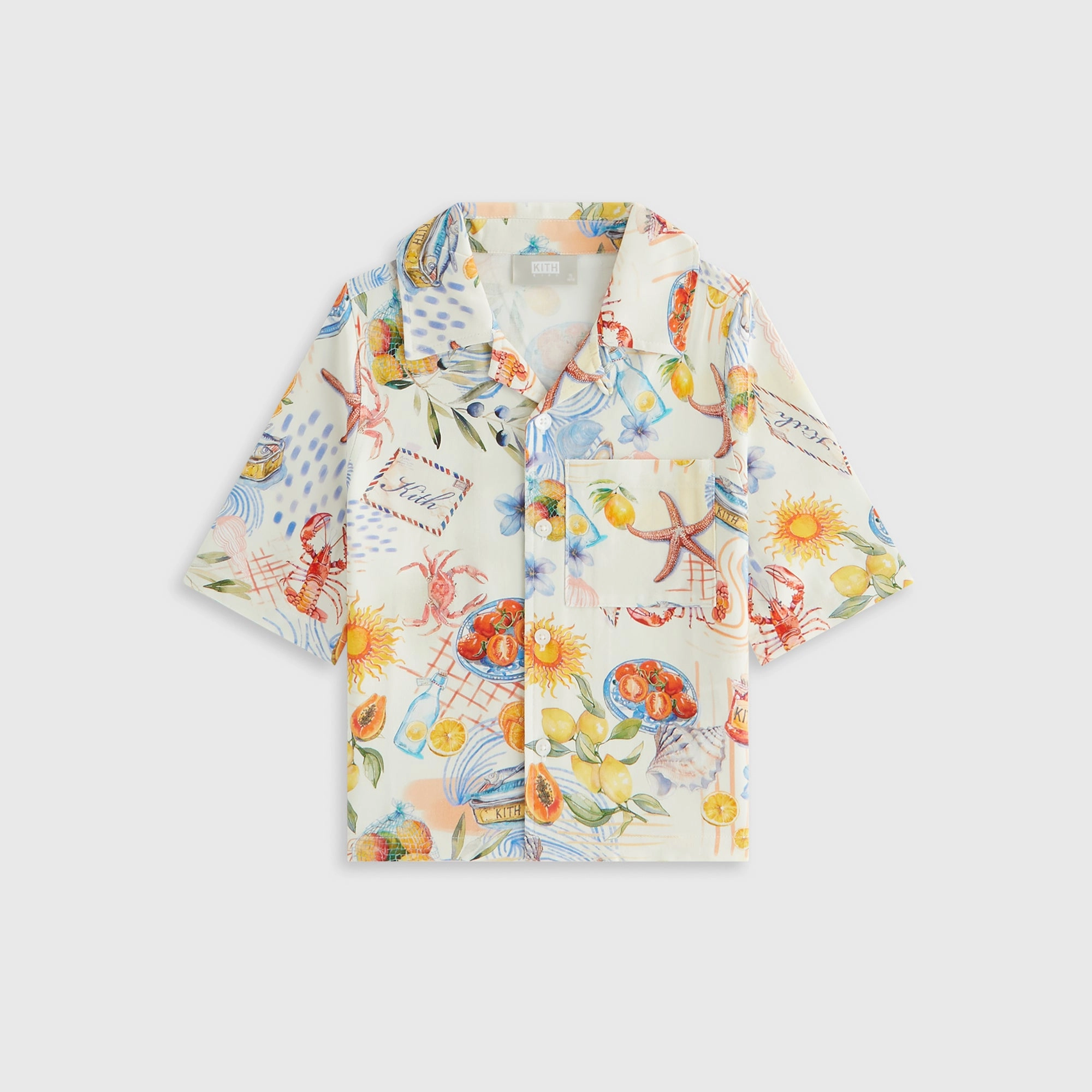 Kith Kids Summer Picnic Thompson Camp Shirt - Sandrift Healthy Trendy