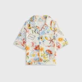 Special Kith Kids Summer Picnic Thompson Camp Shirt - Sandrift Deliberate