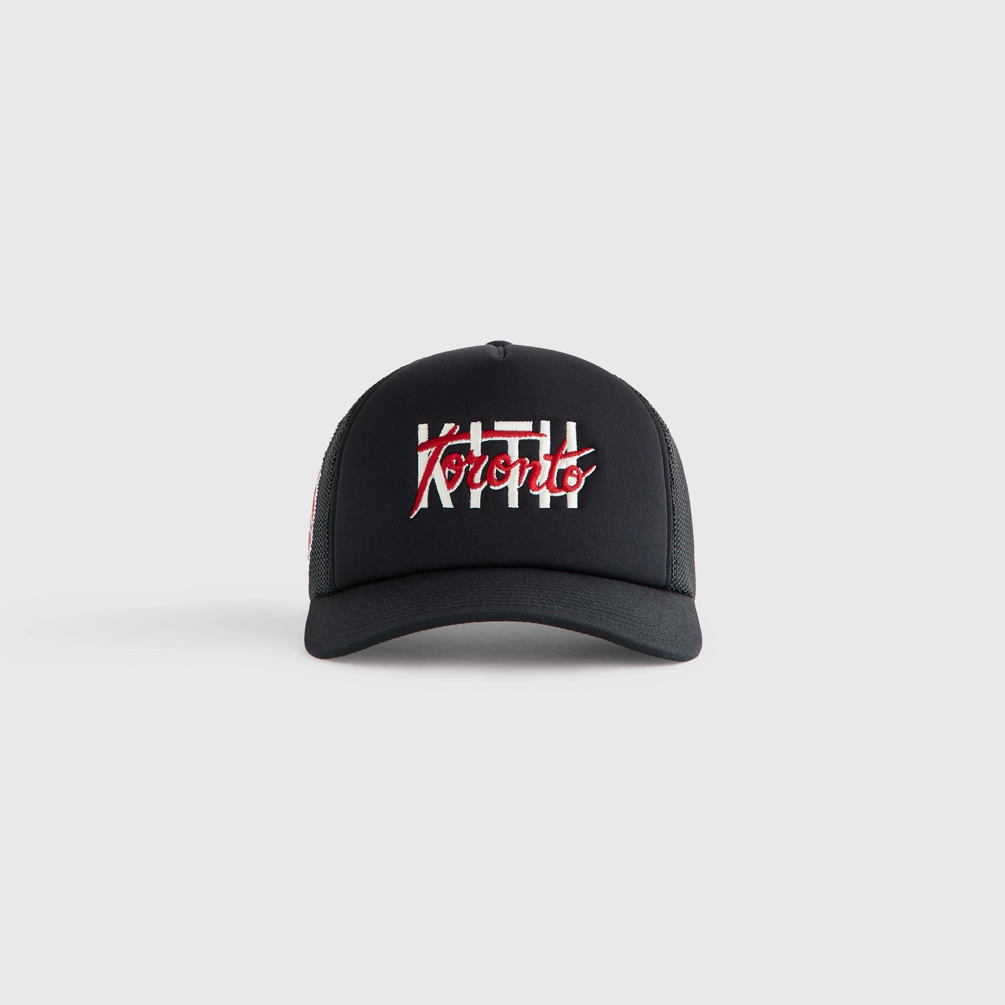 Kith Kids Toronto Regional Trucker Hat - Black Significant Knowledgeable