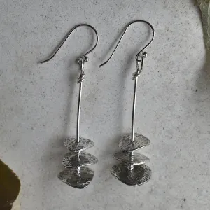 Stacked Triangle Drop Earrings