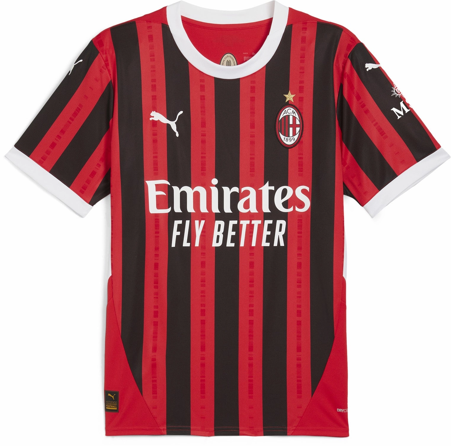 Style inspiration Men's AC Milan 2024/25 Home Replica Soccer Jersey Trendy designs