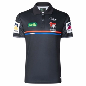 Statement Men's NRL Newcastle Knights 2025 Media Polo Fashionable wear