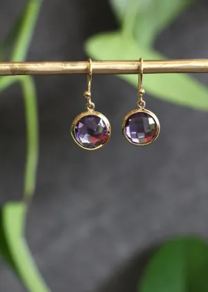 Stephen Estelle | Amethyst Earrings