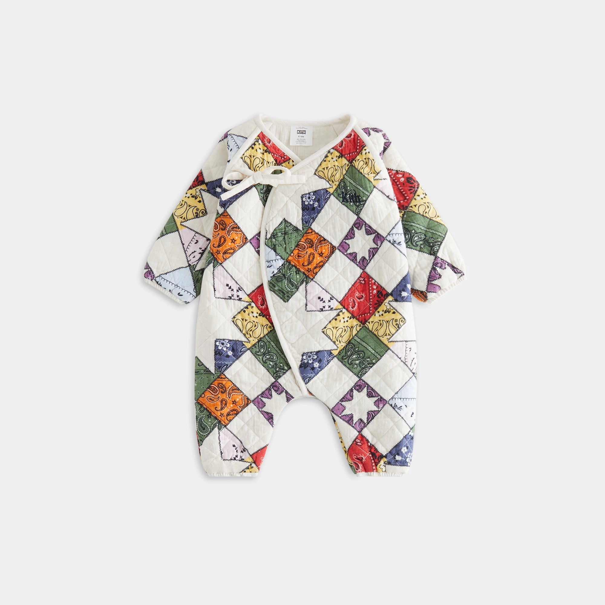 Kith Baby Quilted Patchwork Coverall - Sandrift Eco-friendly Sturdy