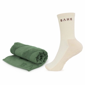 Studio Duet Sock And Towel Combo Retro Classy