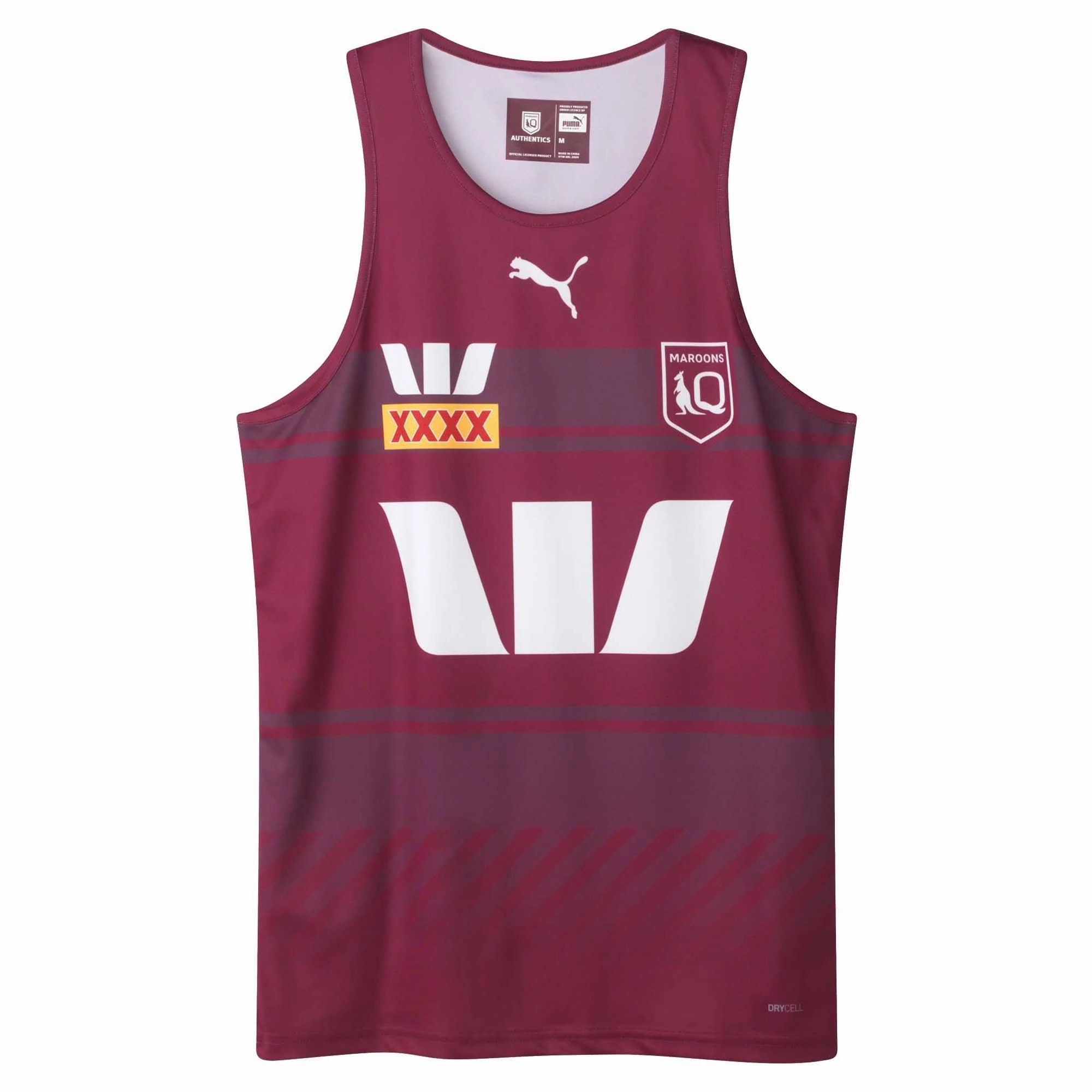 Men's State Of Origin Queensland Maroons 2025 Training Singlet Stylish styles Trendy looks