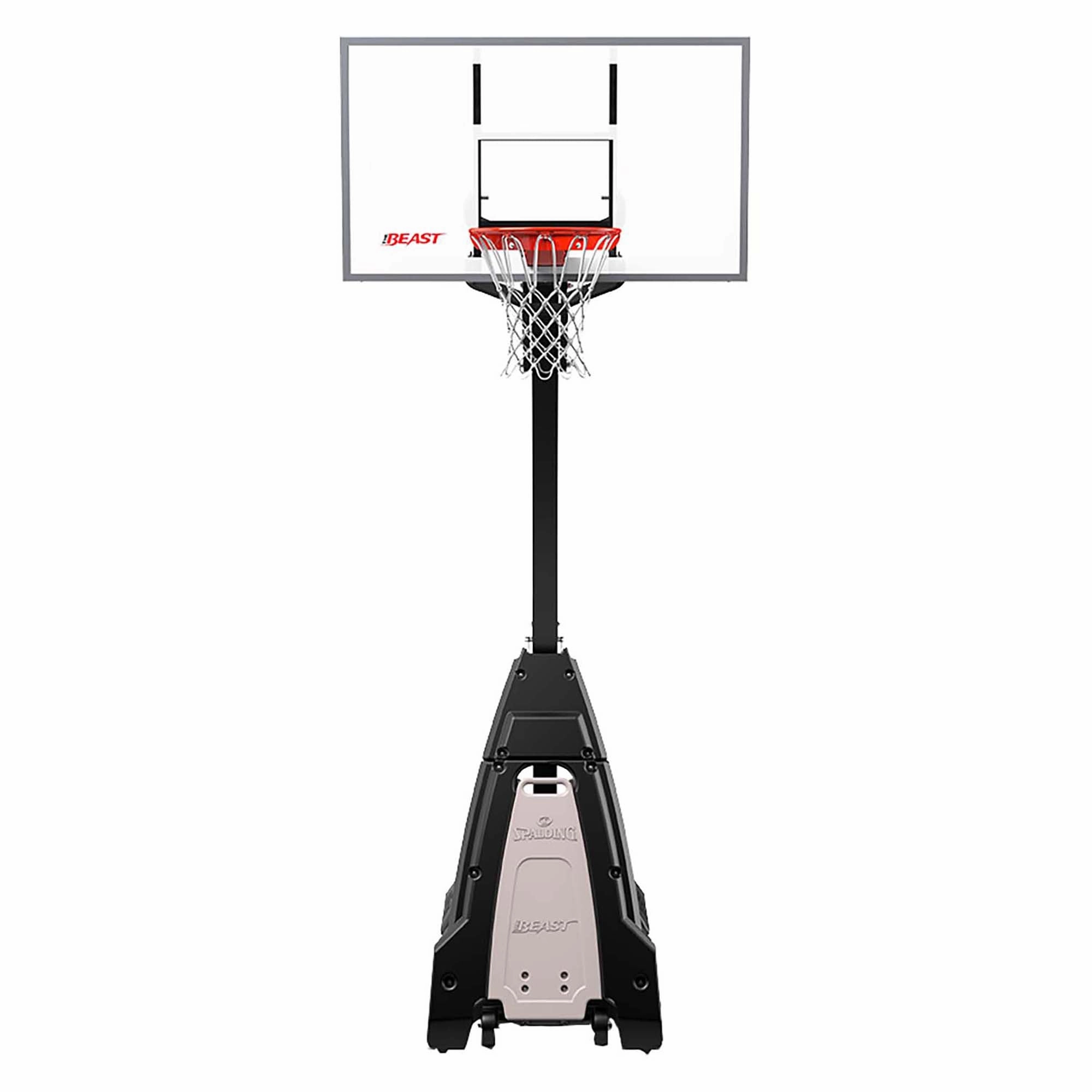 The Beast 60 Inch Glass Portable Basketball System Comfortable fashion Cozy