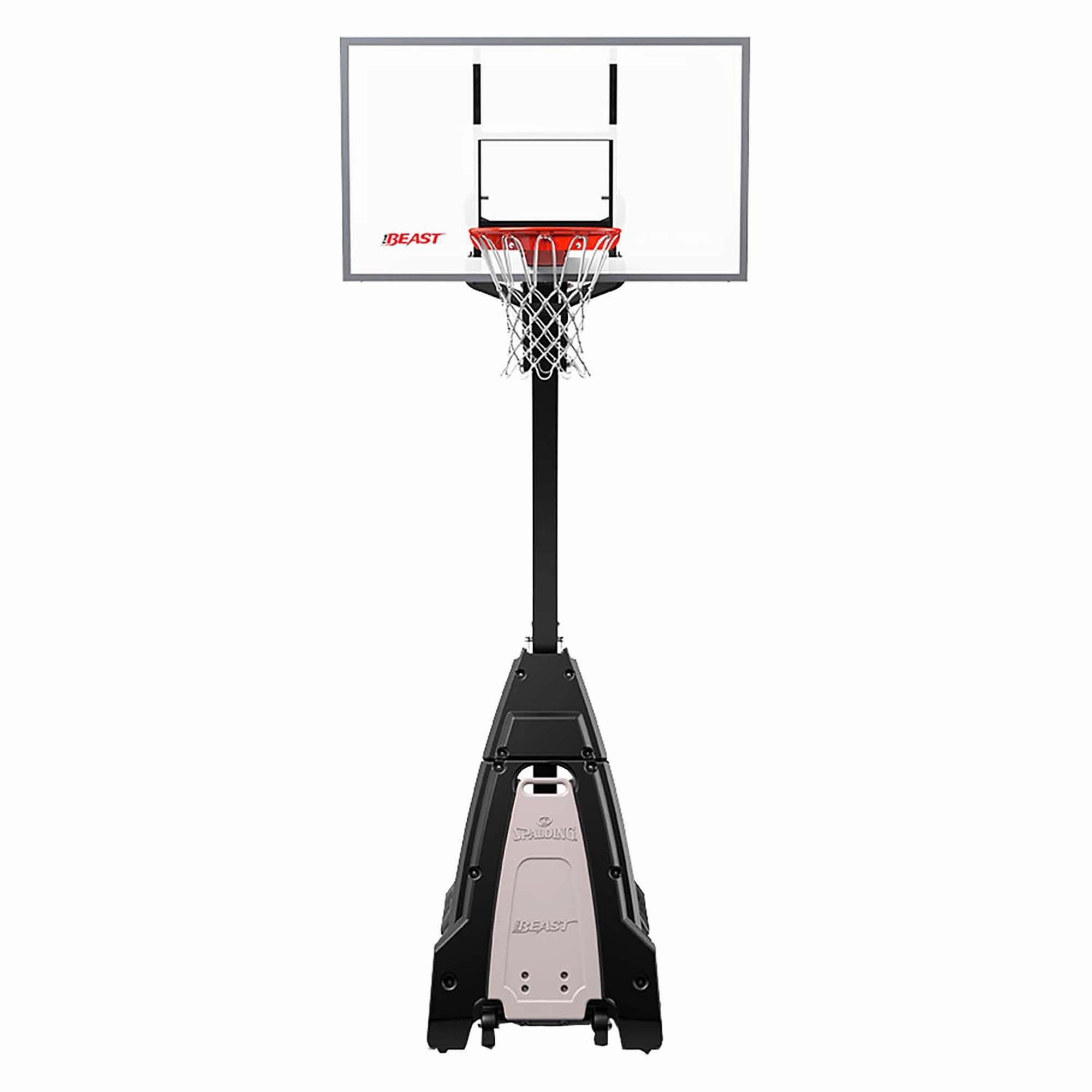 The Beast 60 Inch Glass Portable Basketball System Cozy Wardrobe essential