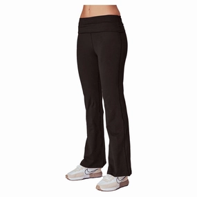 Stylish attire Women's Fold Over 31 Inch Flare Yoga Pants Casual