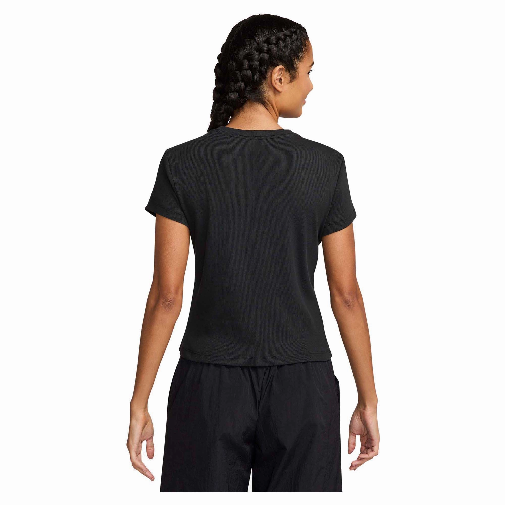 Stylish attire Women's Sportswear Tight Ribbed Short Sleeve T-Shirt