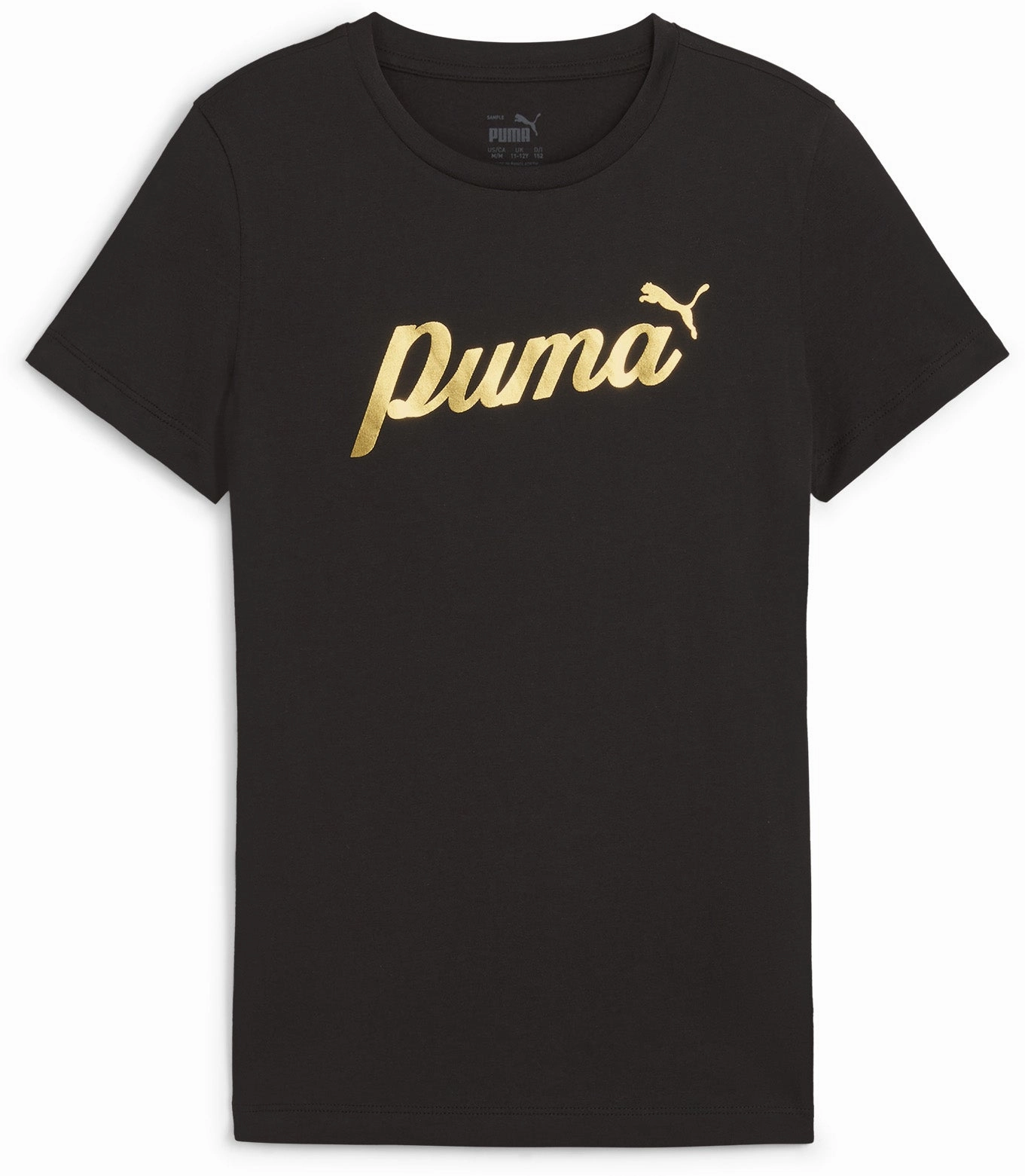 Casual Girl's Ess  Script Metallic Tee Formal