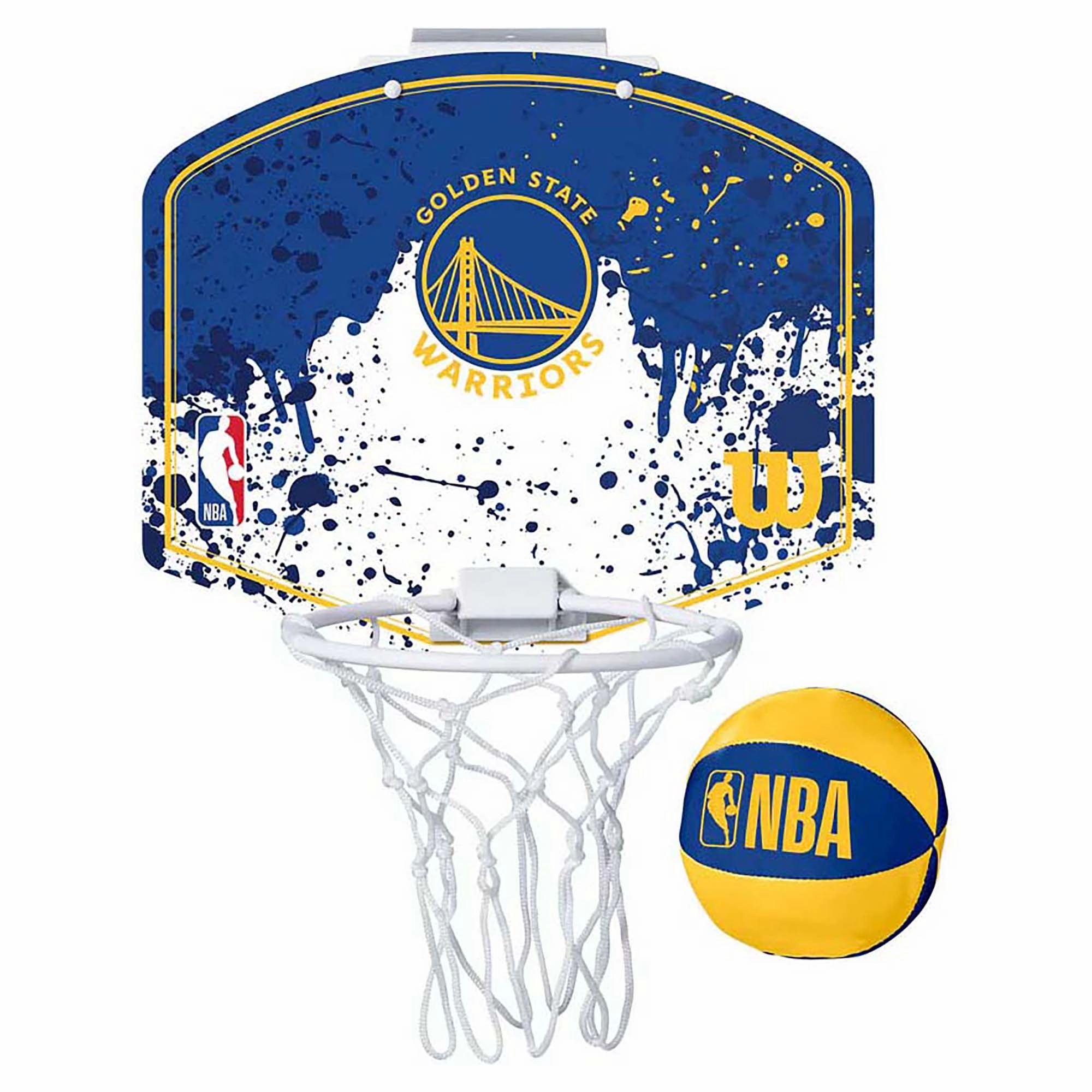 Style focused NBA Golden State Warriors Team Mini Hoop Basketball System Versatile fashion
