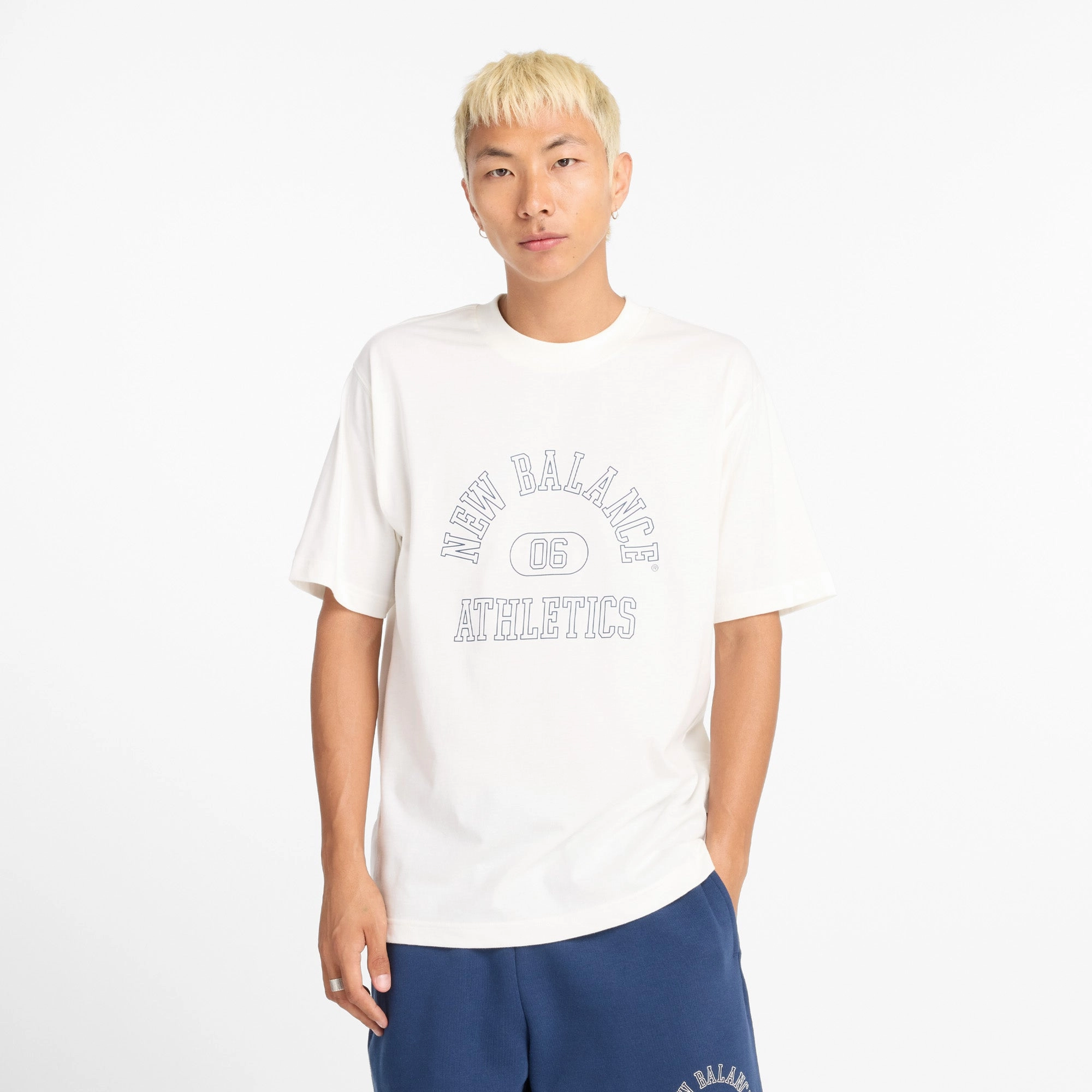 Cozy Men's Varsity Jersey T-Shirt Minimalist