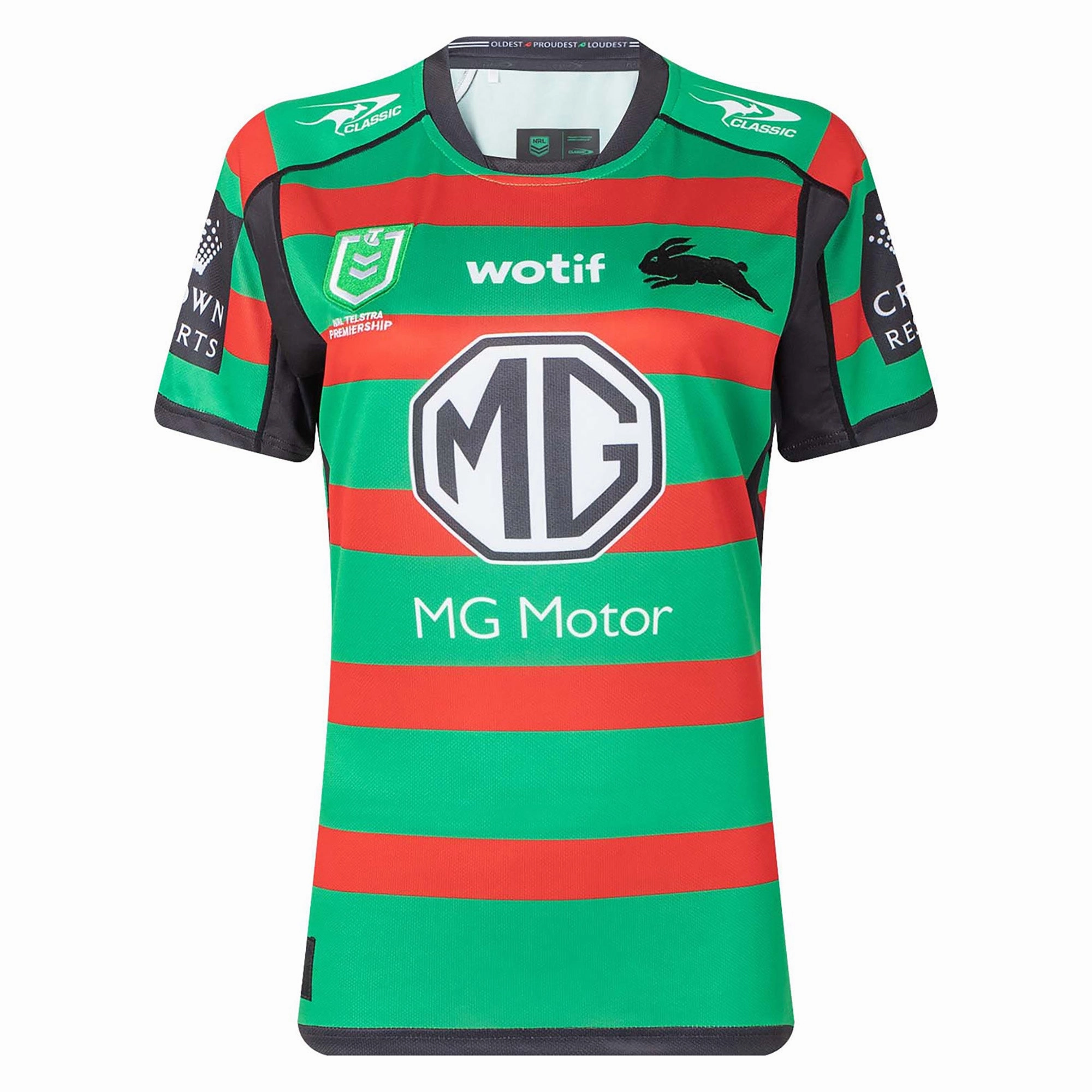 All-season Women's NRL South Sydney Rabbitohs 2023 Home Jersey Durable construction