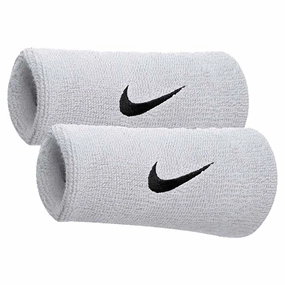 Swoosh Doublewide Wristbands (Pair) Minimalist Stylish