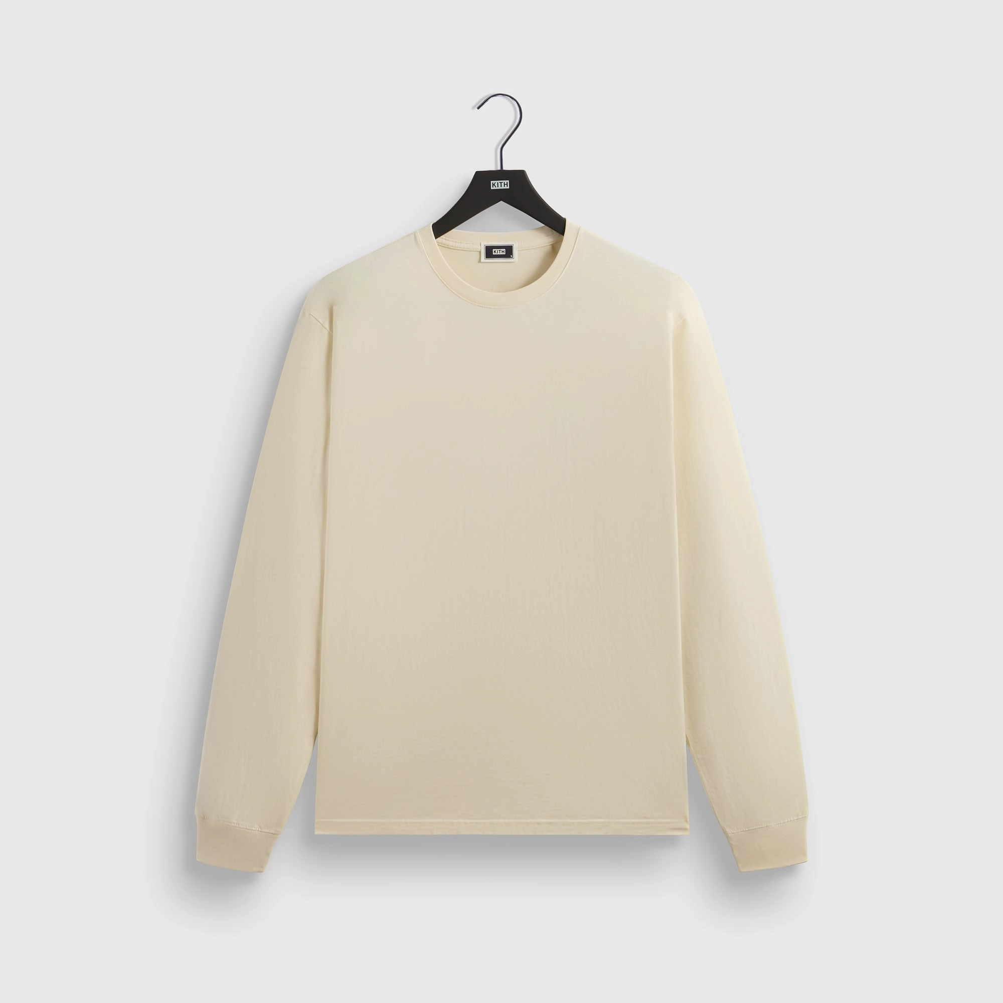 Kith Long Sleeve Vintage Wash Tee - Sandrift Magnificent Impressive