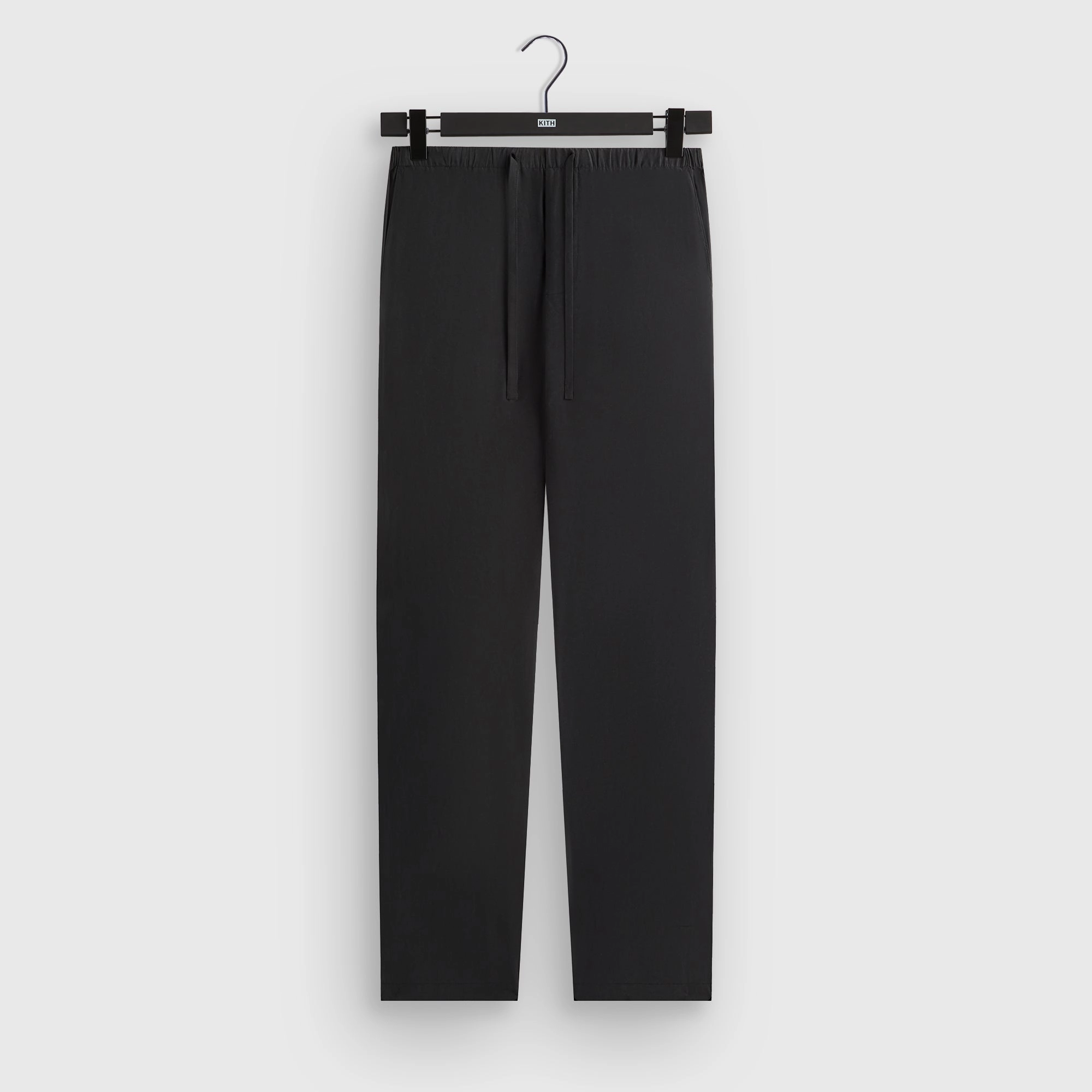 Safe &Kin Silk Habotai Grayson Pant - Black Steady