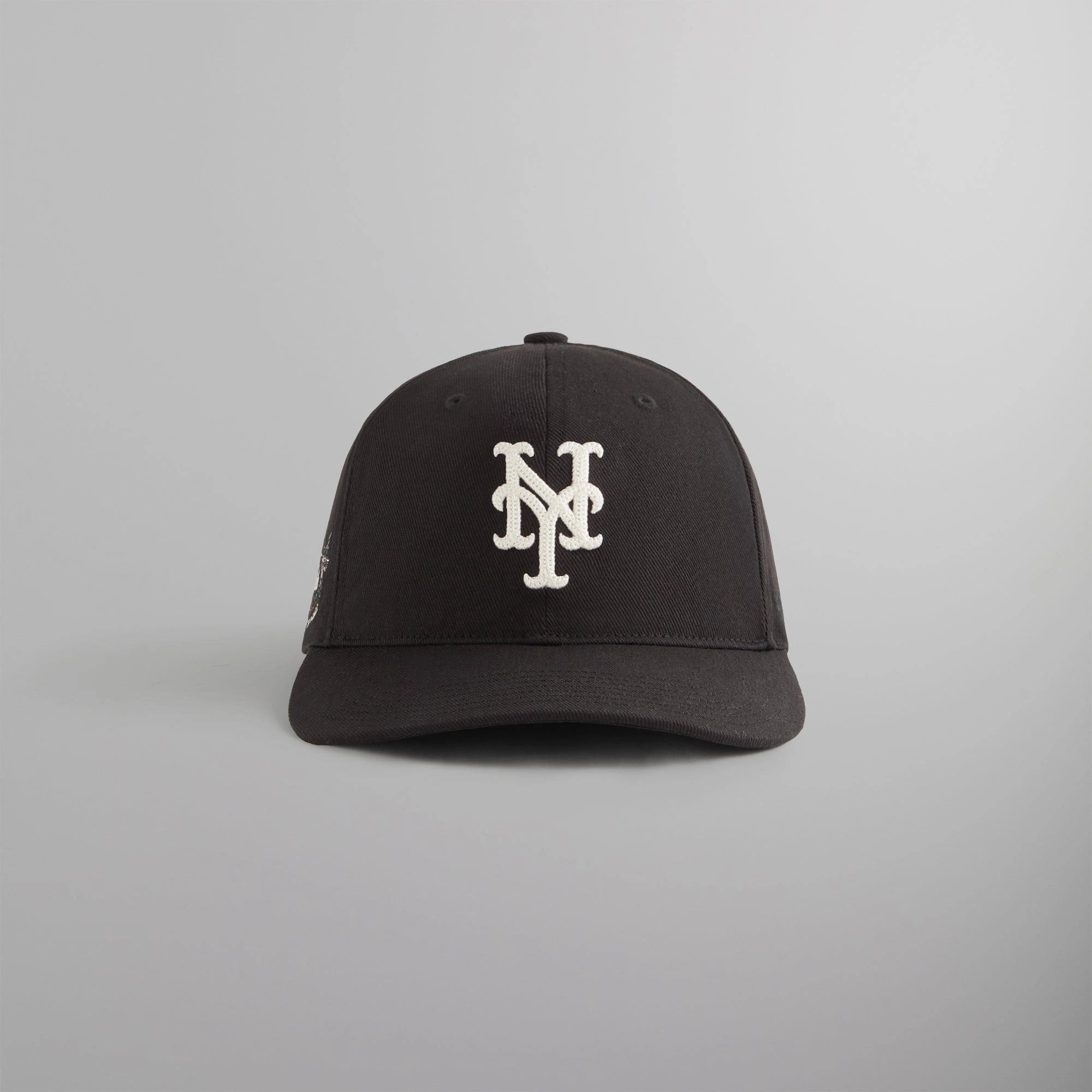 Kith & '47 for the New York Mets Heavy Twill Franchise LS Cap - Black Rebellious Basic