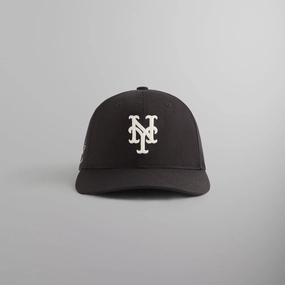 Thoughtfully designed Kith & '47 for the New York Mets Heavy Twill Franchise LS Cap - Black Exceptional