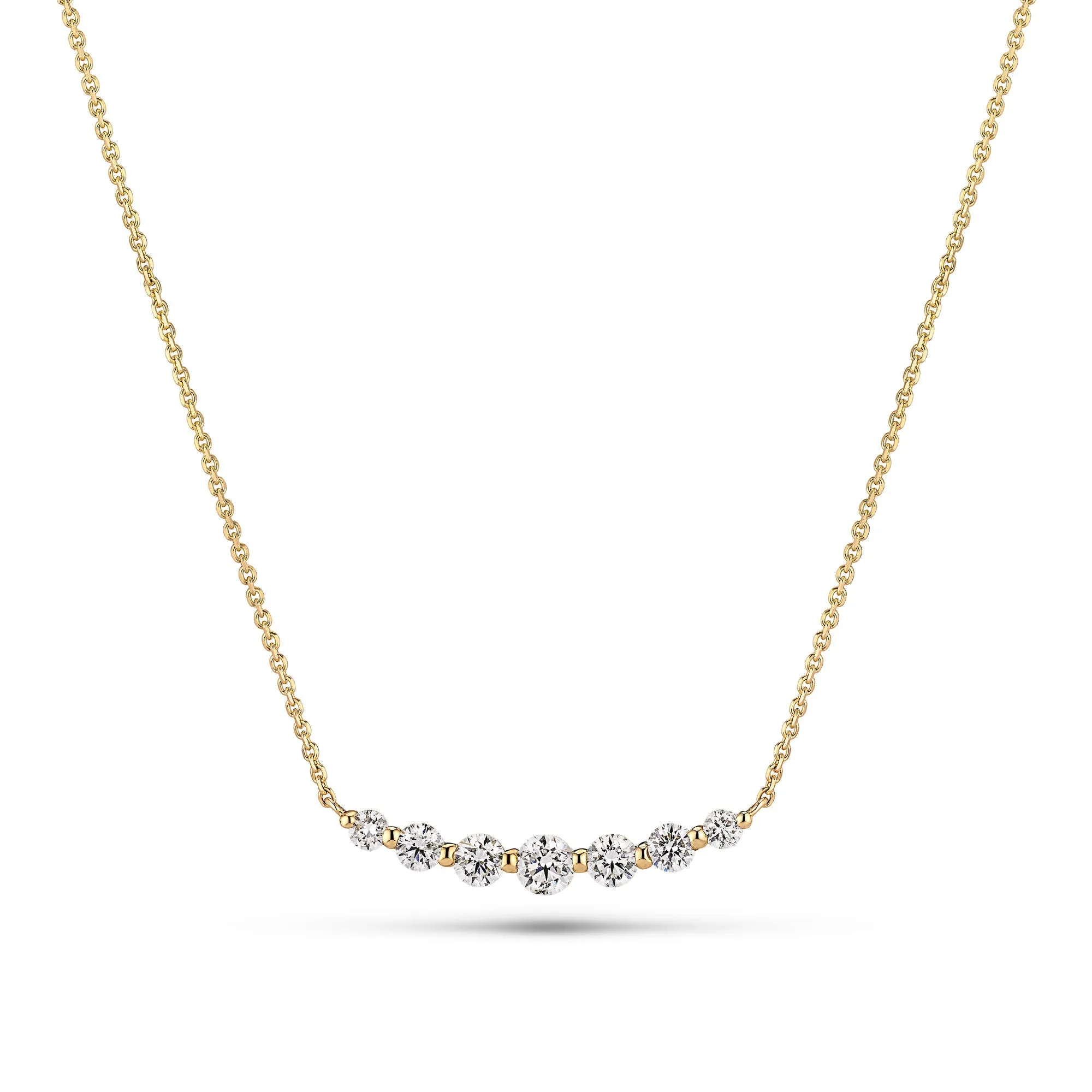Tiara Grande 14K Gold Necklace w. Lab-Grown Diamonds