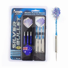Timeless style Silver Bullet Nickel Plated Brass Darts Mix and match