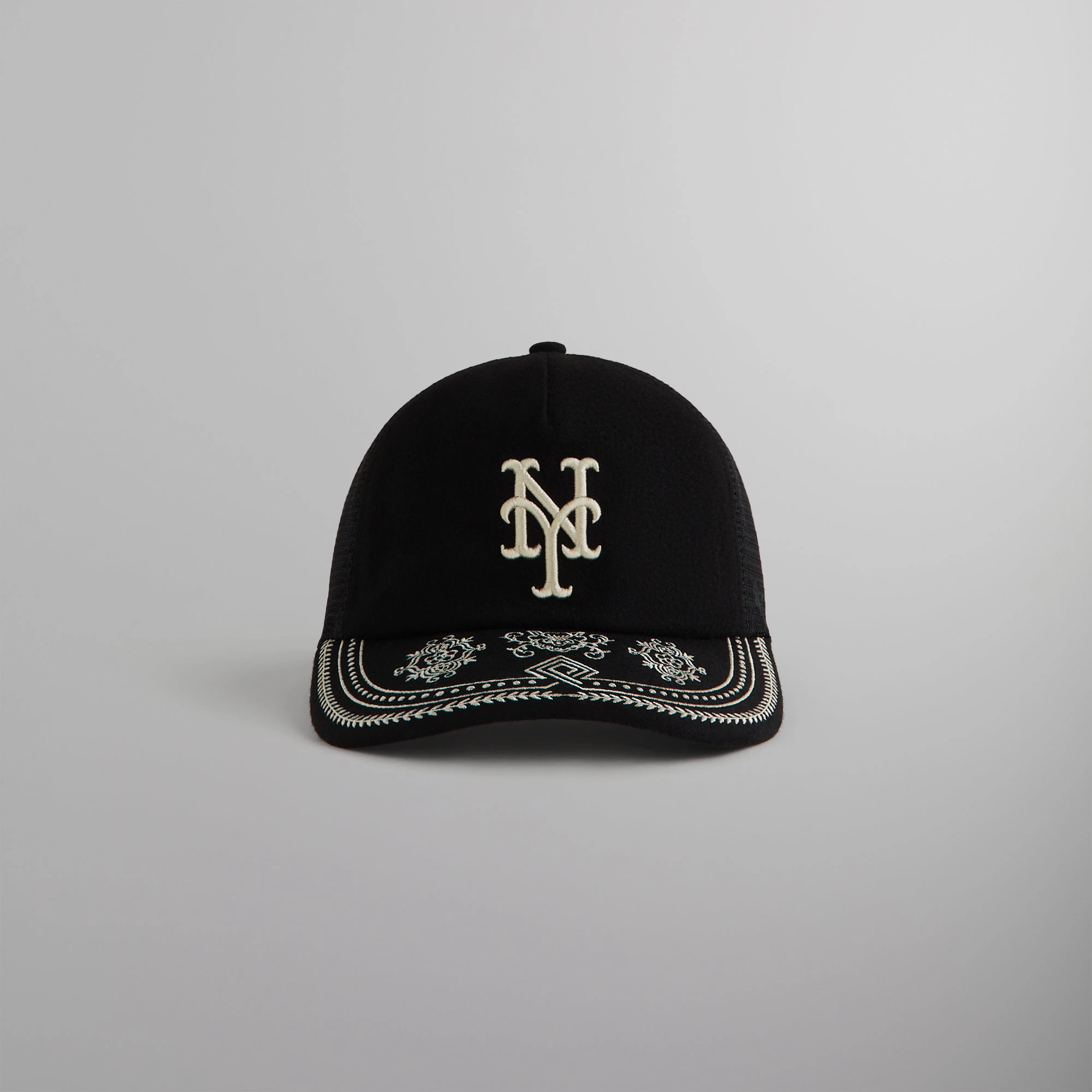 Kith & '47 for the New York Mets Franchise LS Trucker Hat - Black Refined Steady
