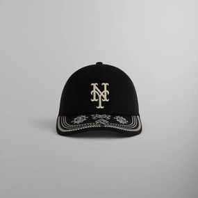 Traditional Kith & '47 for the New York Mets Franchise LS Trucker Hat - Black Devoted