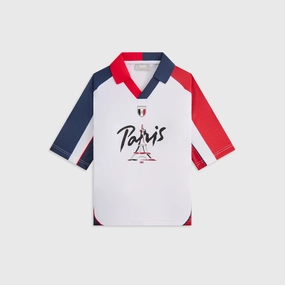 Traditional Kith Kids Paris Soccer Top - White Shielded