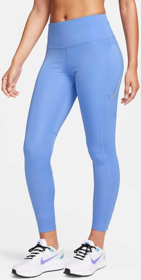 Travel-ready Women's Fast Swoosh Mid-Rise 7/8 Leggings Elegant