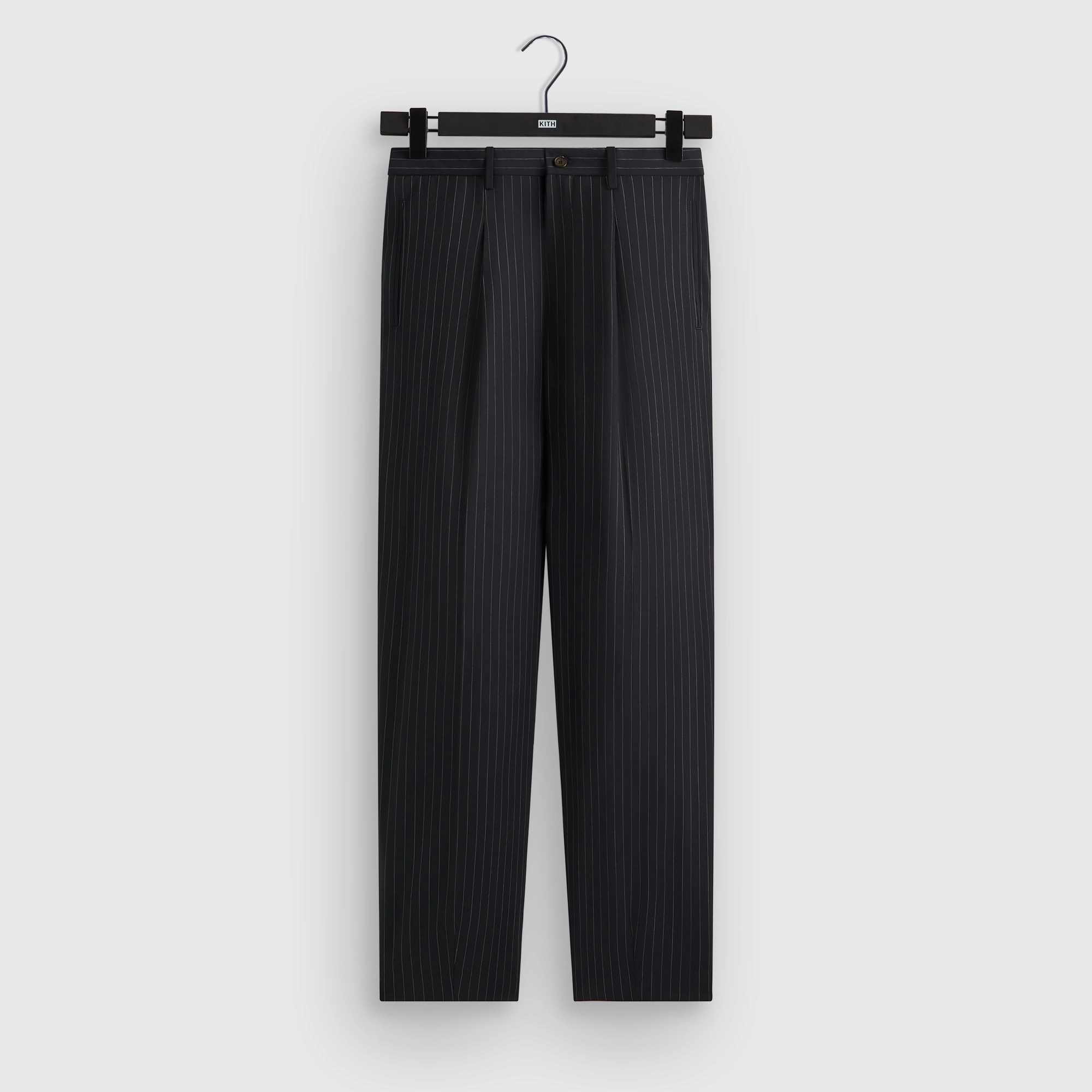 &Kin Tropical Wool Han Trouser - Admiral Bright Carefully made
