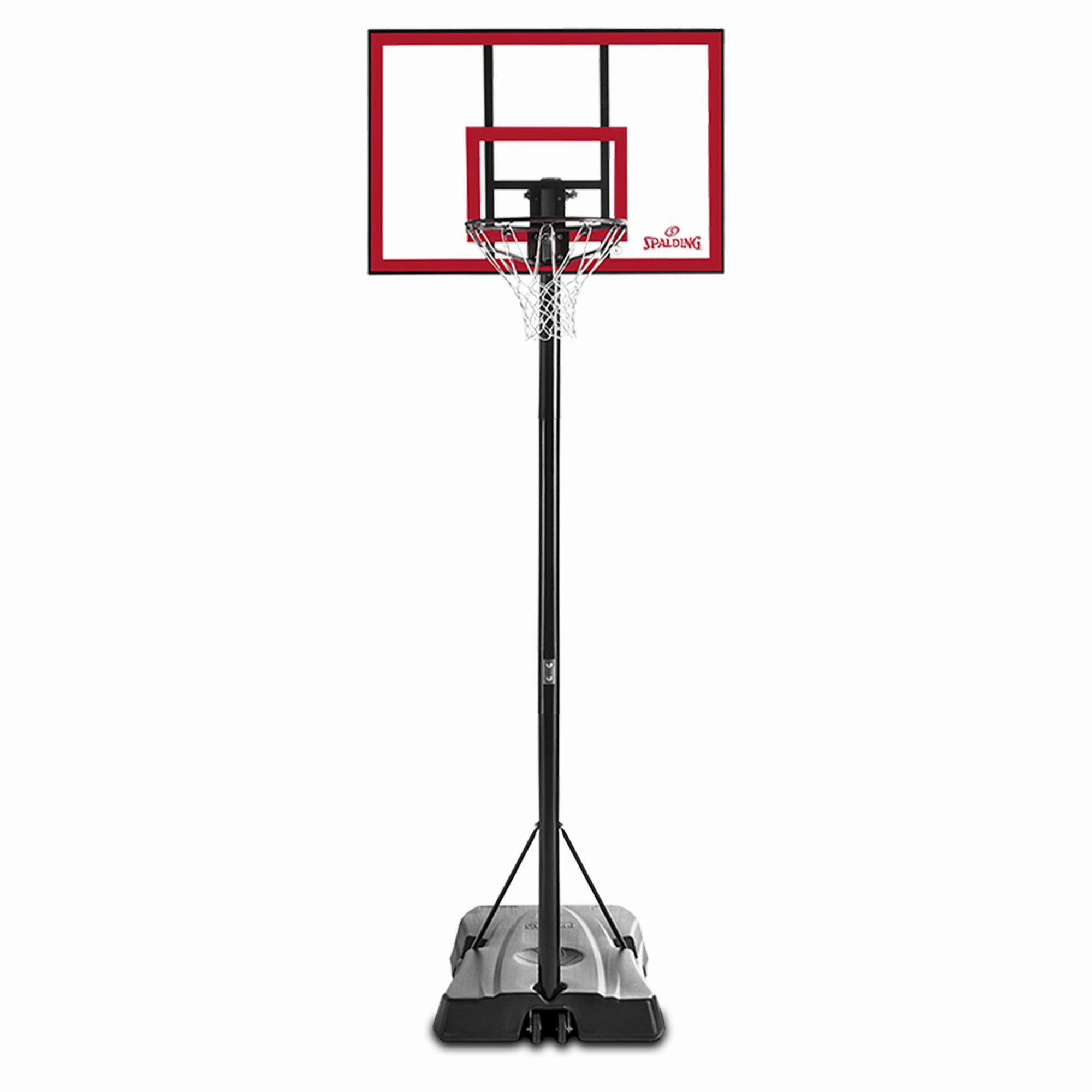 Practical Pro-Glide 44 Inch Polycarbonate Portable Basketball System Comfortable looks