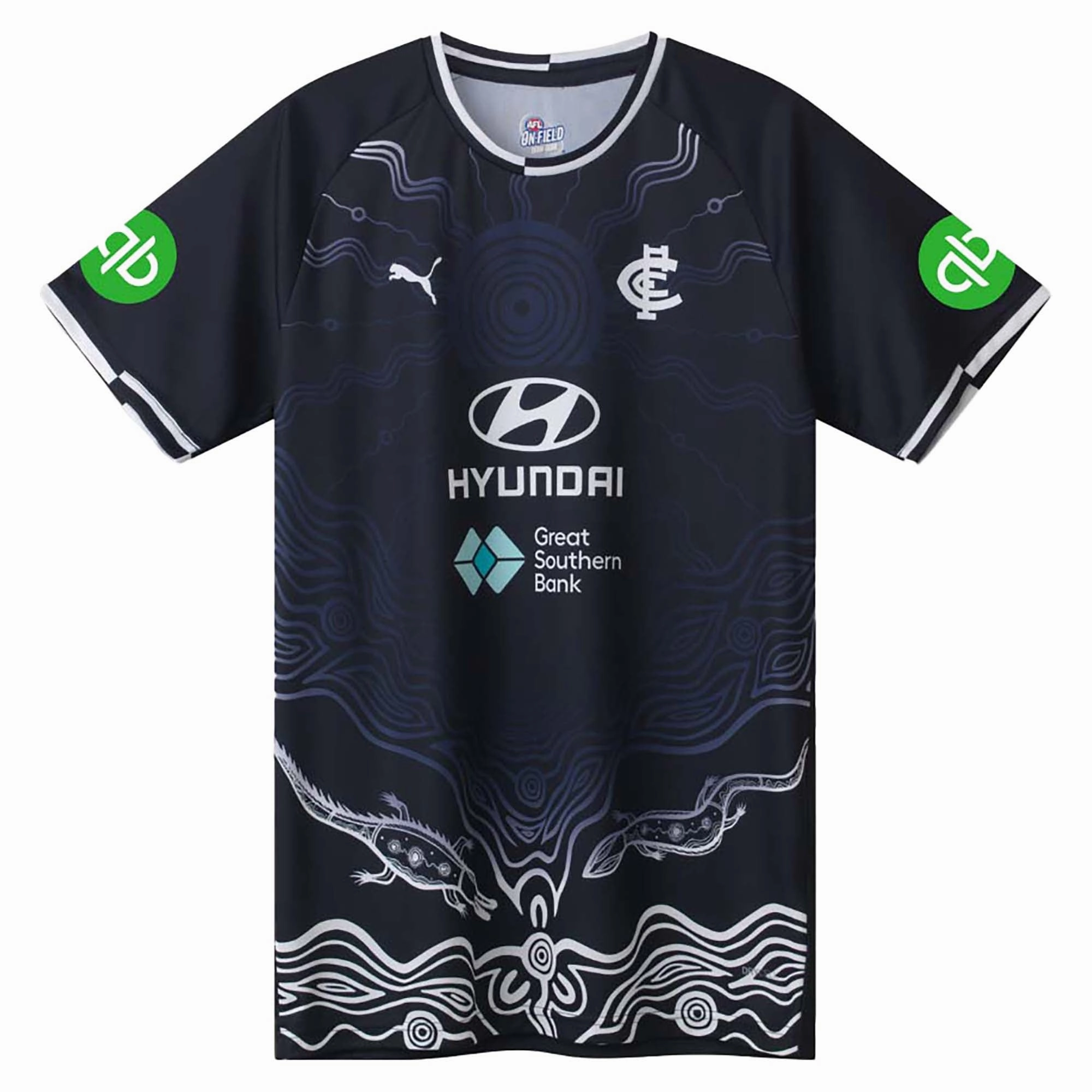 Chic Men's AFL Carlton Blues Football Club 2025 Training Tee Style-defining