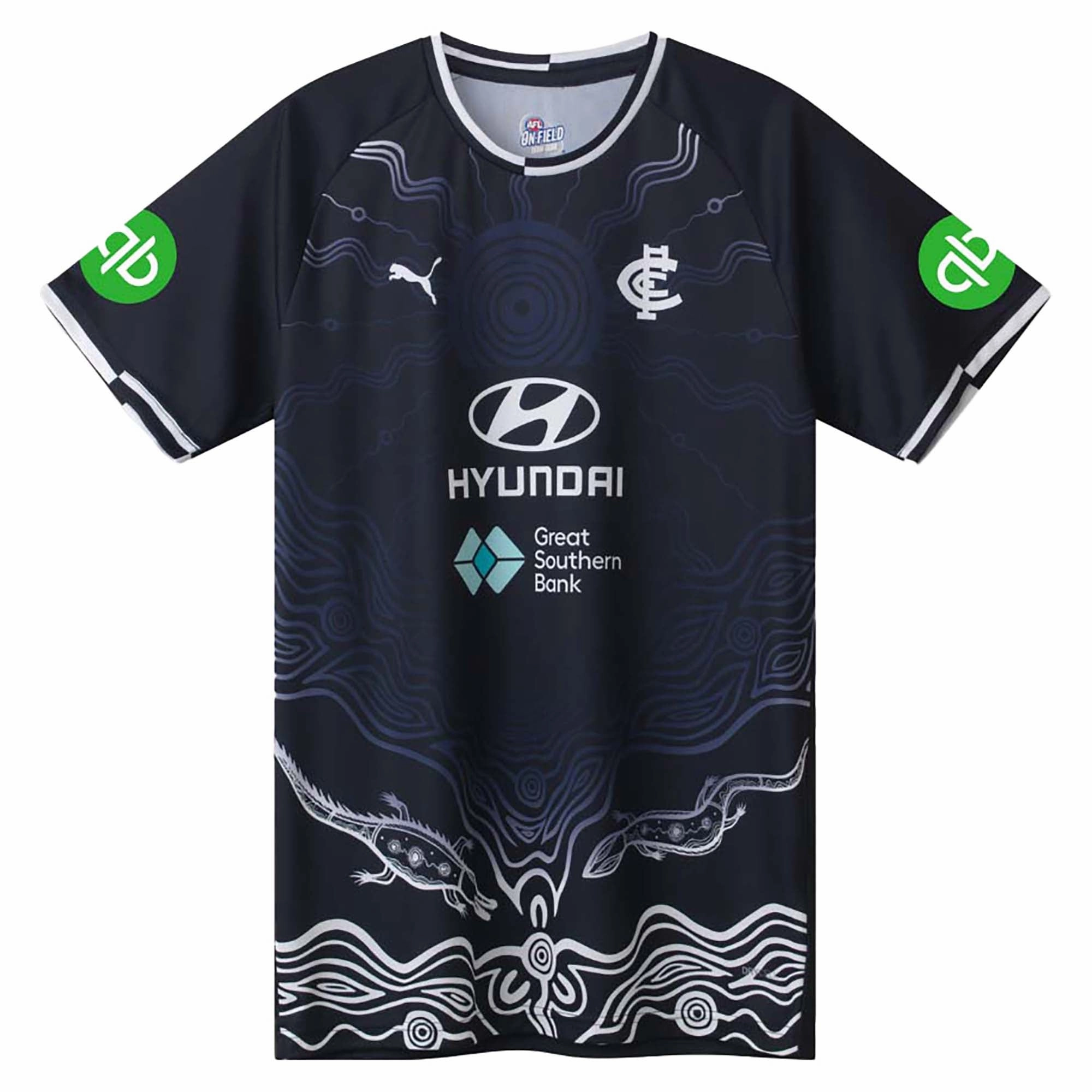 Quality looks Men's AFL Carlton Blues Football Club 2025 Training Tee Versatile looks