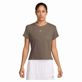 Trendy fashion Women's Sportswear Tight Ribbed Short Sleeve T-Shirt Style-savvy